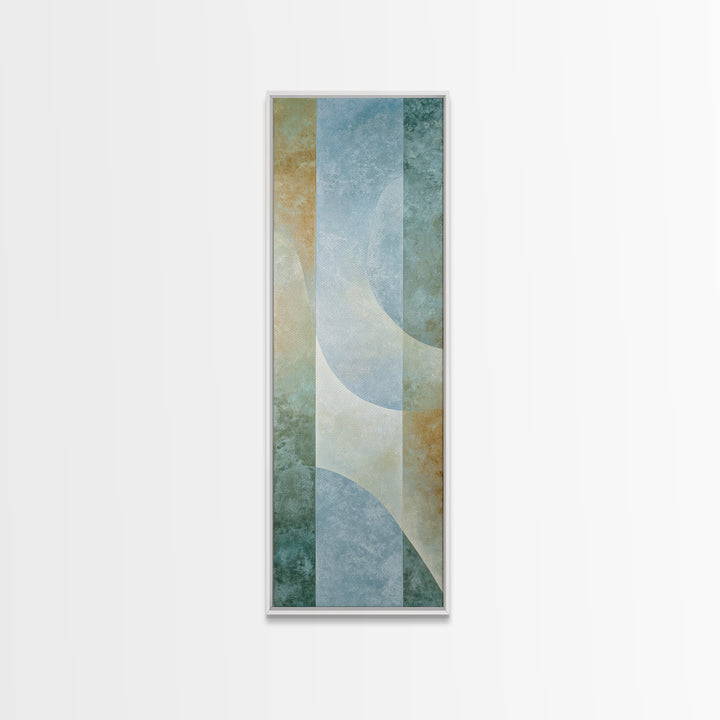 Minimal Smile Curve Abstract Canvas Print, Dental Office Art, Office Decor, Abstract Art, Calm, Medical Office Decor, DOA-1x3-89