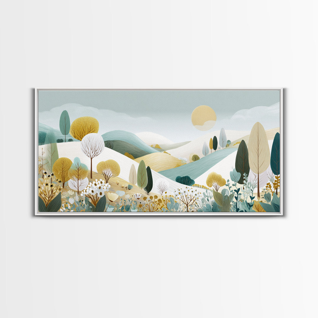 Playful Tooth Shaped Character Canvas Print, Dental Office Art, Dental Office, Office Decor, Fine Art, Calm, Room Decor, DOA-2x1-26