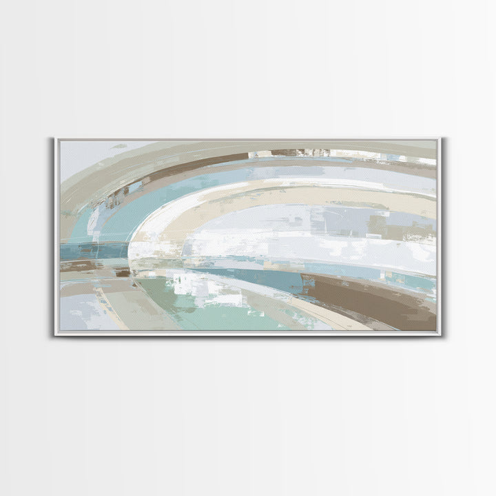 Minimal Smile Curve Abstract Canvas Print, Dental Office Art, Luxury Decor, Office Decor, Abstract Art, Calm, Office Wall Art, DOA-2x1-49