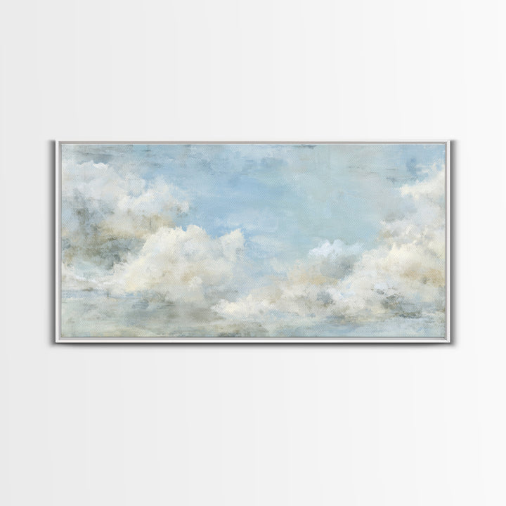 Peaceful Clouds over Open Meadow Canvas Print, Dental Office Art, Art Print, Office Decor, Fine Art, Calm, Unique Wall Art, DOA-2x1-53