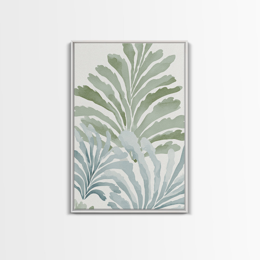 Botanical Fern Study Canvas Print, Dental Office Art, Dental Office Decor, Office Decor, Fine Art, Calm, Science Art, DOA-2x3-27