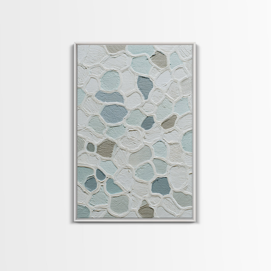 Clean Geometric Art Canvas Print, Dental Office Art, Medical Art, Office Decor, Abstract Art, Calm, Medical Office Art, DOA-2x3-40