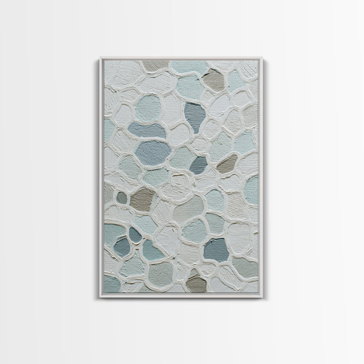 Clean Geometric Art Canvas Print, Dental Office Art, Medical Art, Office Decor, Abstract Art, Calm, Medical Office Art, DOA-2x3-40