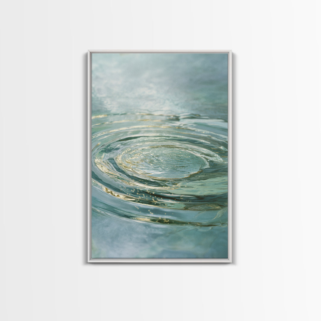 Abstract Water Ripple Pattern Canvas Print, Dental Office Art, Fine Art Print, Office Decor, Fine Art, Calm, Printable Wall Art, DOA-2x3-45