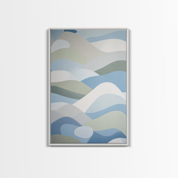 Playful Tooth Shaped Character Canvas Print, Dental Office Art, Art Print, Office Decor, Fine Art, Calm, Unique Wall Art, DOA-2x3-62