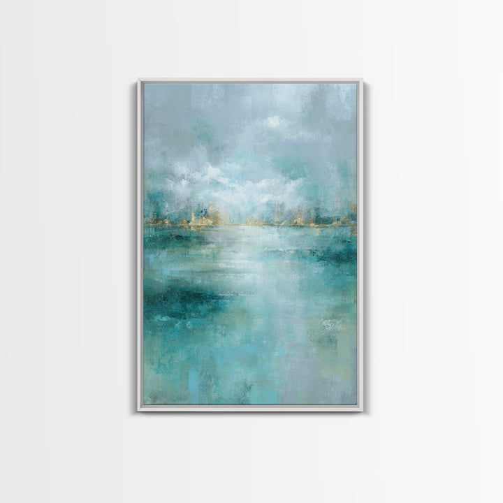 Clean Geometric Art Framed Canvas Print, Dental Office Art, Tooth Art, Office Decor, Abstract Art, Calm, Modern Decor, DOA-2x3-64