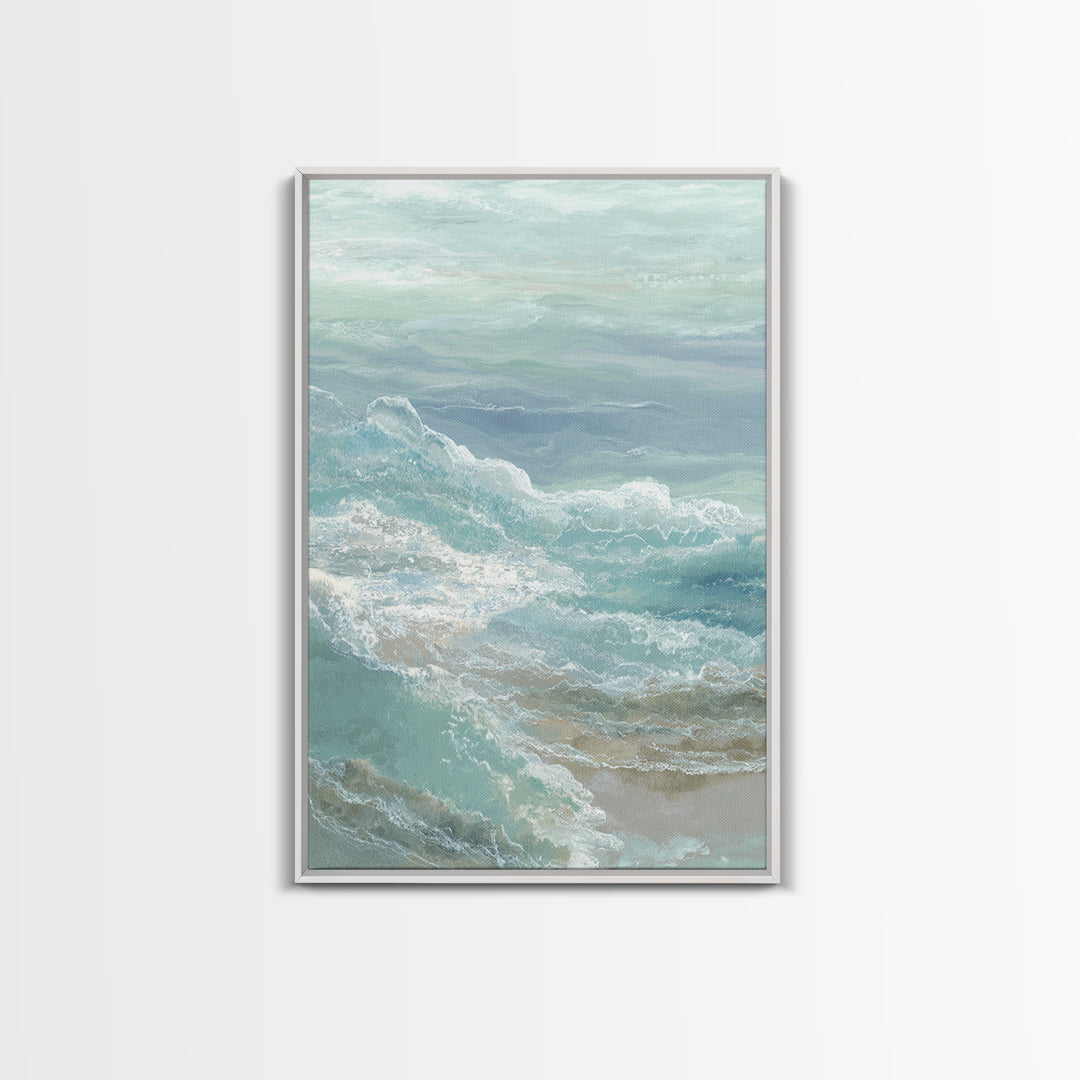 Calming Abstract Ocean Waves Canvas Print, Dental Office Art, Wall Decor, Office Decor, Fine Art, Calm, Contemporary Art, DOA-2x3-9