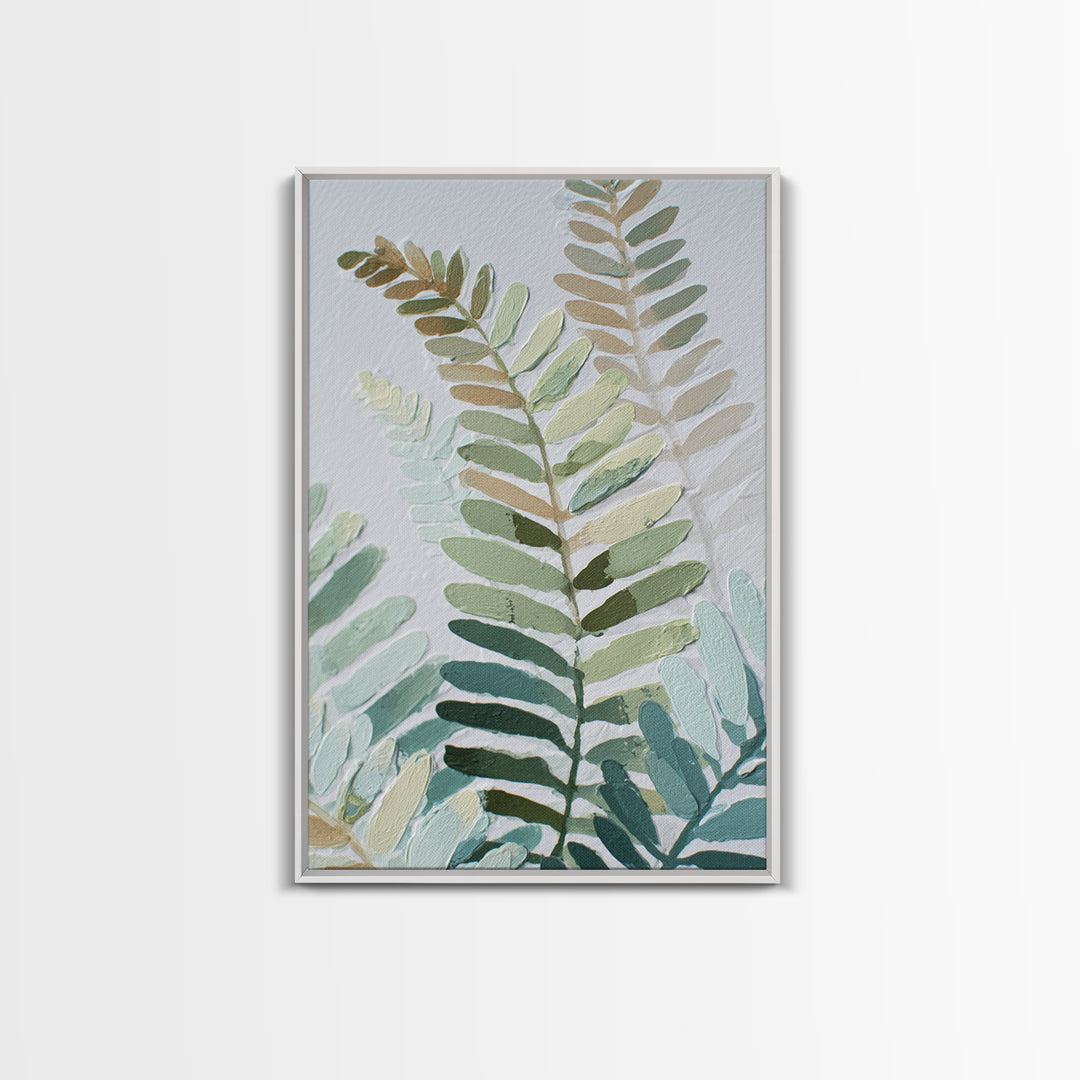 Botanical Fern Study Canvas Print, Dental Office Art, Fine Art Print, Office Decor, Watercolor Art, Calm, Printable Wall Art, DOA-2x3-99