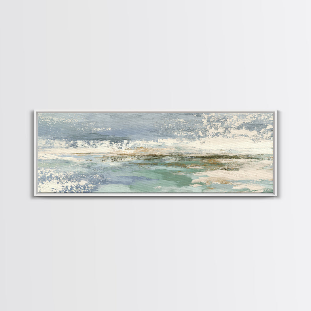 Minimal Smile Curve Abstract Canvas Print, Dental Office Art, Office Decor, Abstract Art, Calm, Medical Office Decor, DOA-3x1-21