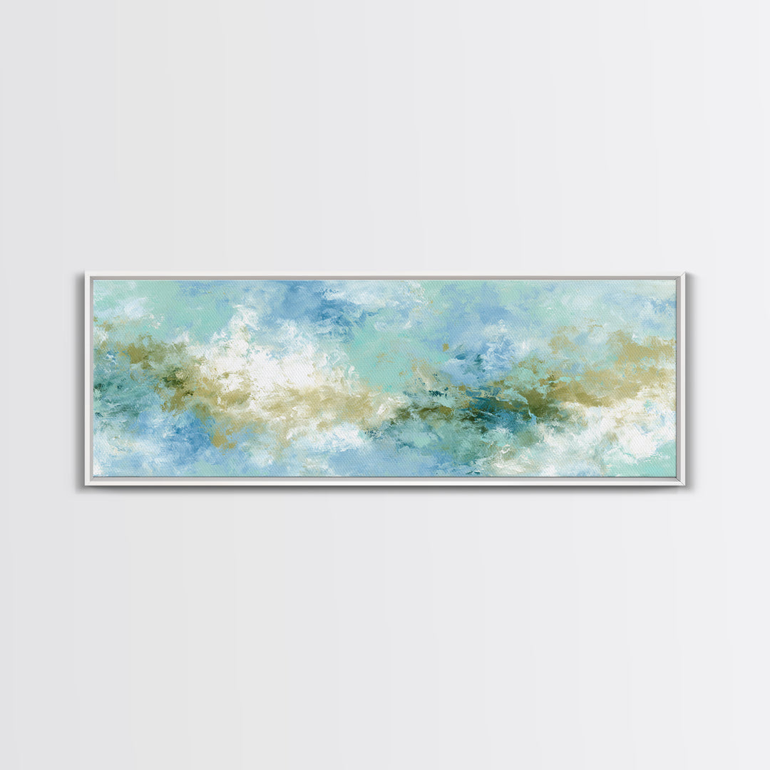 Abstract Water Ripple Pattern Canvas Print, Dental Office Art, Poster, Office Decor, Calm, Dental Art, Digital Artwork, DOA-3x1-29
