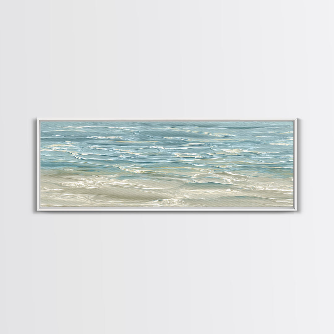 Abstract Water Ripple Pattern Framed Canvas Print, Dental Office Art, Room Decor, Office Decor, Abstract Art, Calm, DOA-3x1-5