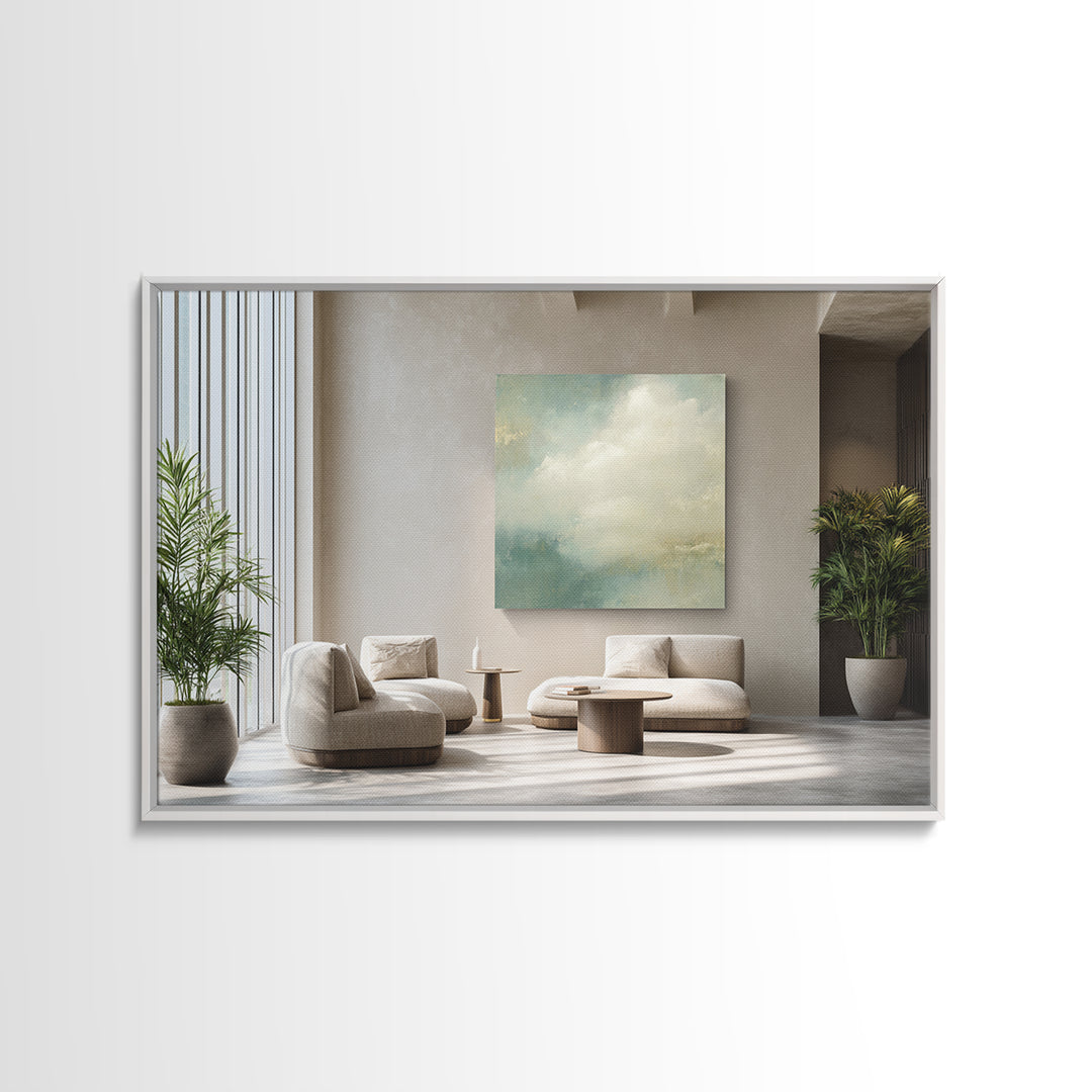 Minimal Line Faces Framed Canvas Print, Dental Office Art, Room Decor, Office Decor, Oil Painting, Calm, Minimalist Wall Art, DOA-3x2-20