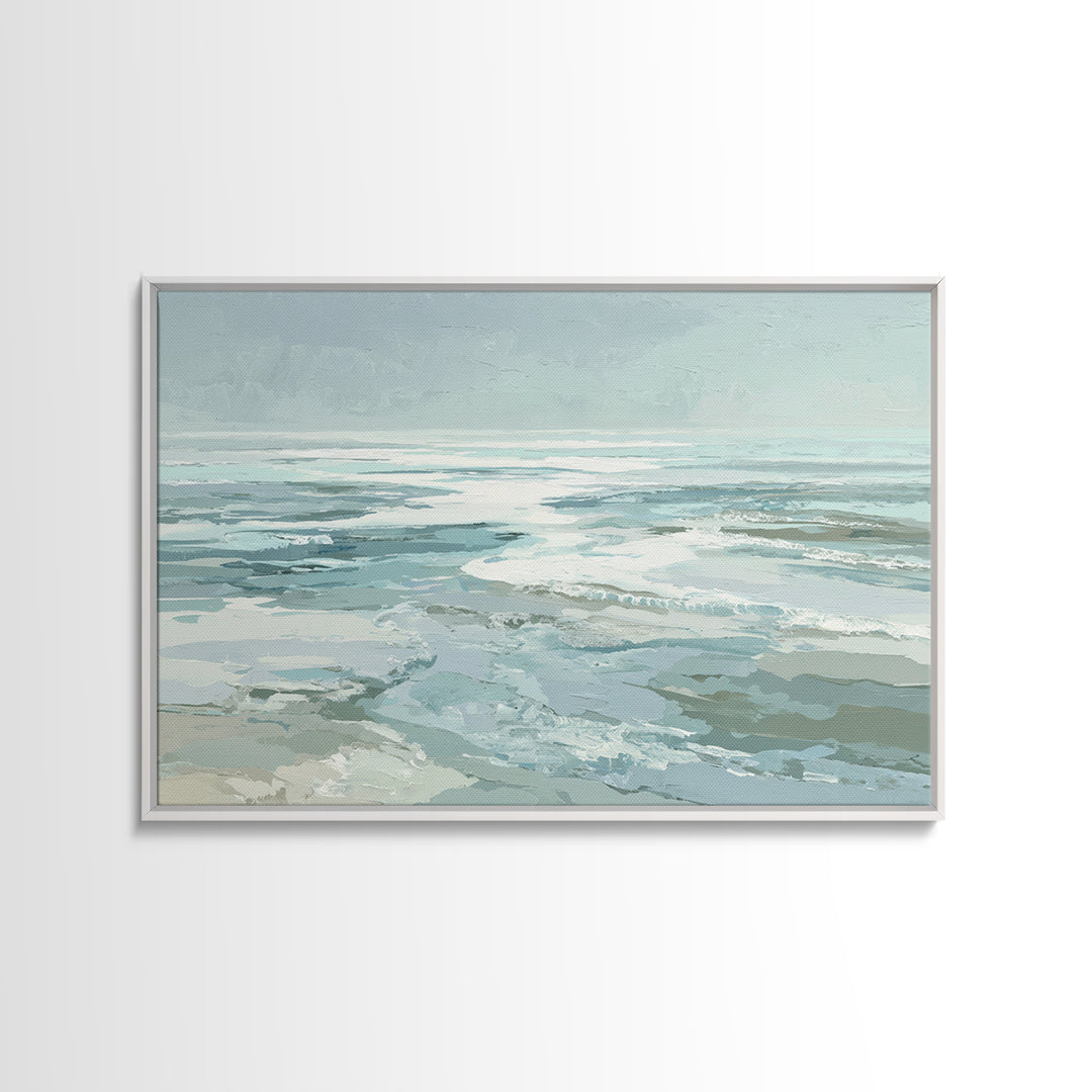 Calming Abstract Ocean Waves Canvas Print, Dental Office Art, Dental, Office Decor, Fine Art, Calm, Tooth Art, Dentistry Art, DOA-3x2-29
