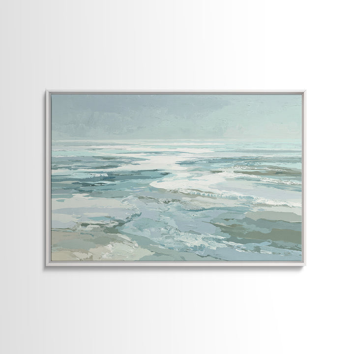 Calming Abstract Ocean Waves Canvas Print, Dental Office Art, Dental, Office Decor, Fine Art, Calm, Tooth Art, Dentistry Art, DOA-3x2-29