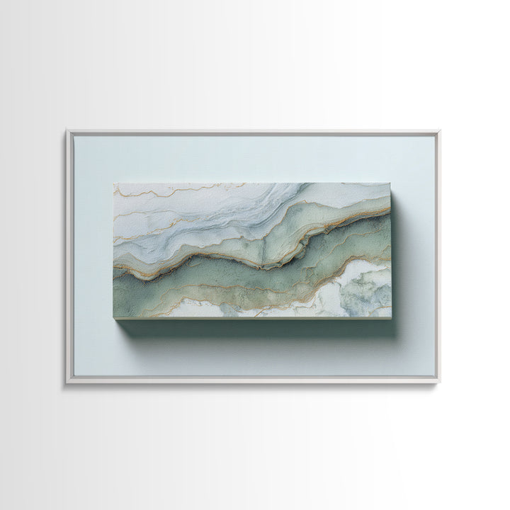 Clean Marble Texture Canvas Print, Dental Office Art, Gallery Decor, Office Decor, Oil Painting, Calm, Minimalist Decor, DOA-3x2-4