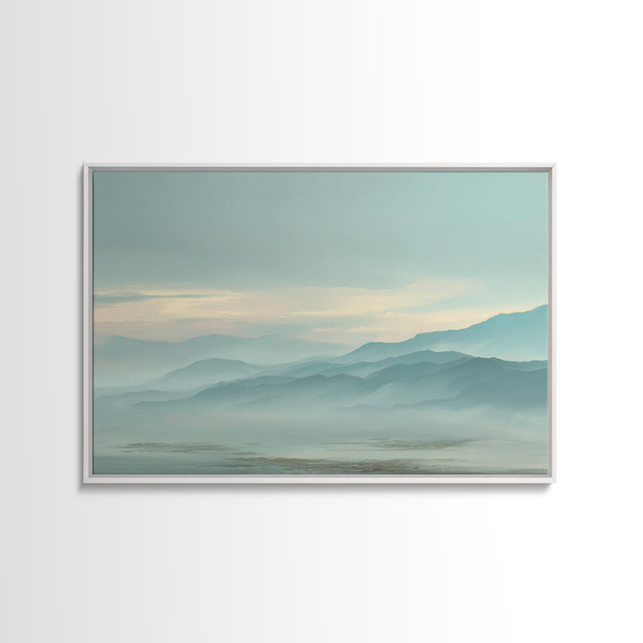 Soft Gradient Sunrise Canvas Print, Dental Office Art, Dental Art, Office Decor, Fine Art, Calm, Dental Gift, Dentist Art, DOA-3x2-72