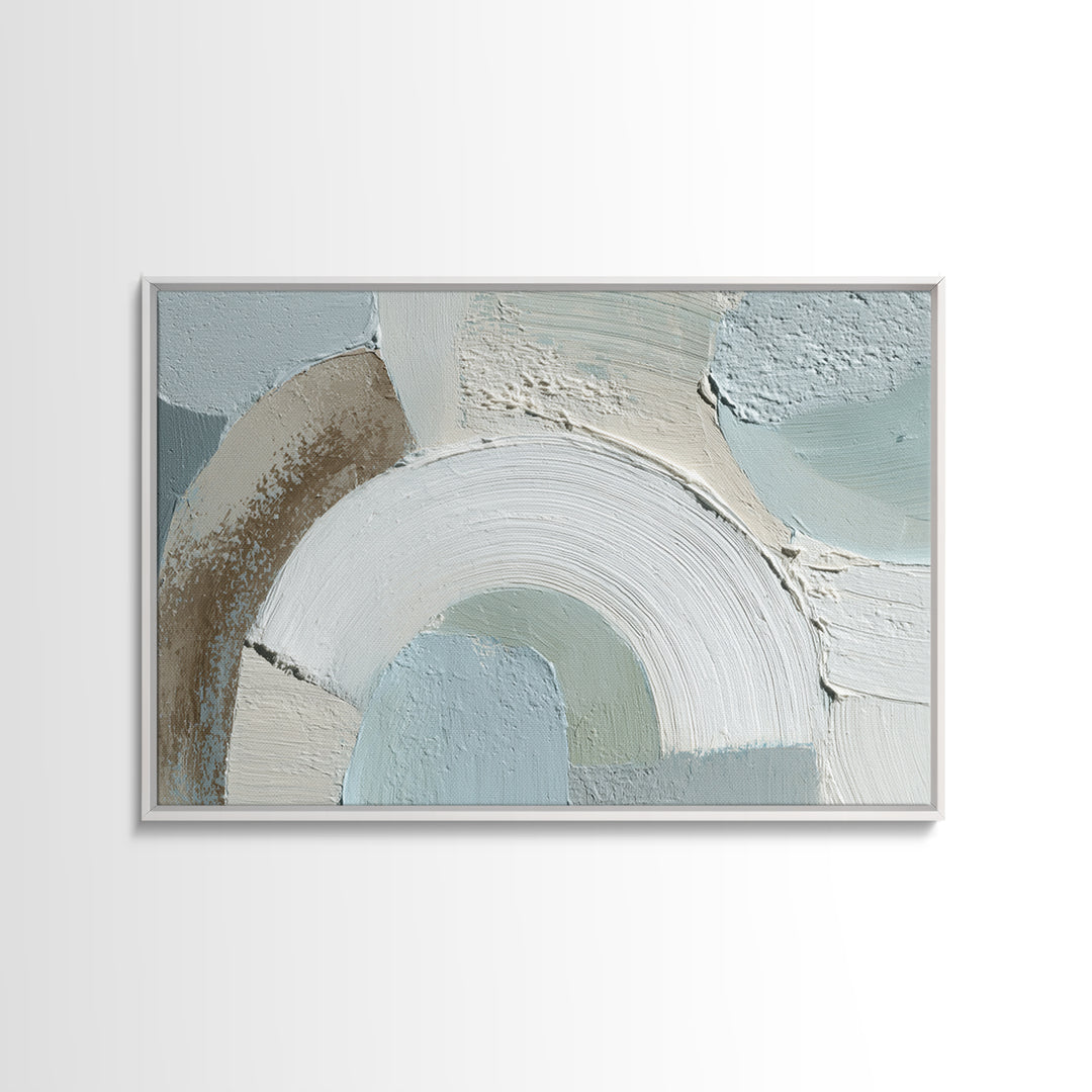 Light Scandinavian Abstract Arches Canvas Print, Dental Office Art, Dental Art, Office Decor, Fine Art, Calm, Dental Gift, DOA-3x2-93