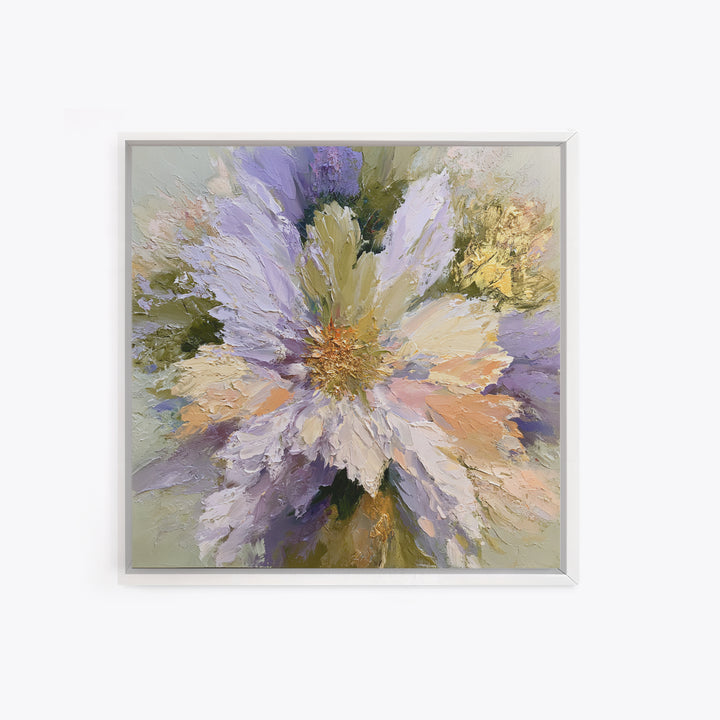 Large Floral Centerpiece Framed Canvas Print, Dining Room Art, Kitchen Art, Dining Room Decor, Oil Painting, Dining, DRA-1x1-2