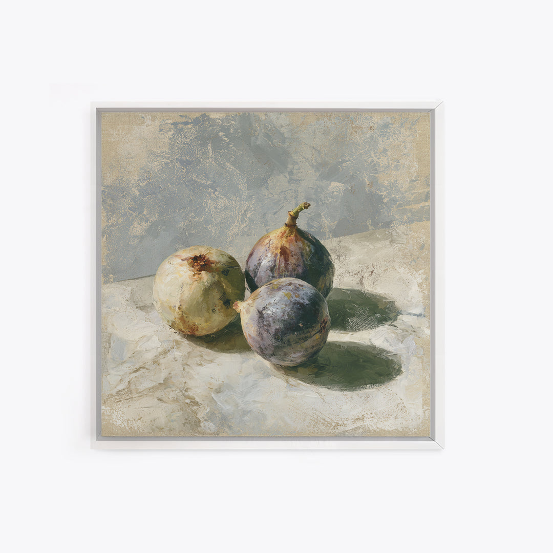 Figs on Marble Framed Canvas Print, Dining Room Art, Printable Art, Dining Room Decor, Fine Art, Dining, Coastal Wall Art, DRA-1x1-47