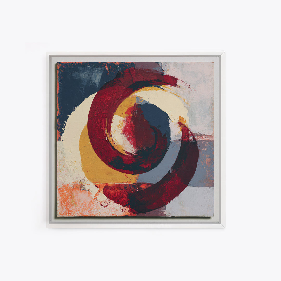 Abstract Red Wine Swirl Framed Canvas Print, Dining Room Art, Modern Wall Art, Dining Room Decor, Dining, Gallery Decor, DRA-1x1-66