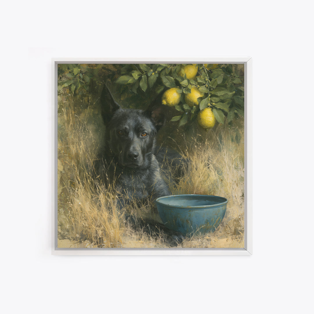 Italian Lemon Branch Canvas Print, Dining Room Art, Modern Decor, Dining Room Decor, Fine Art, Dining, Home Decor, Fall Decor, DRA-1x1-77