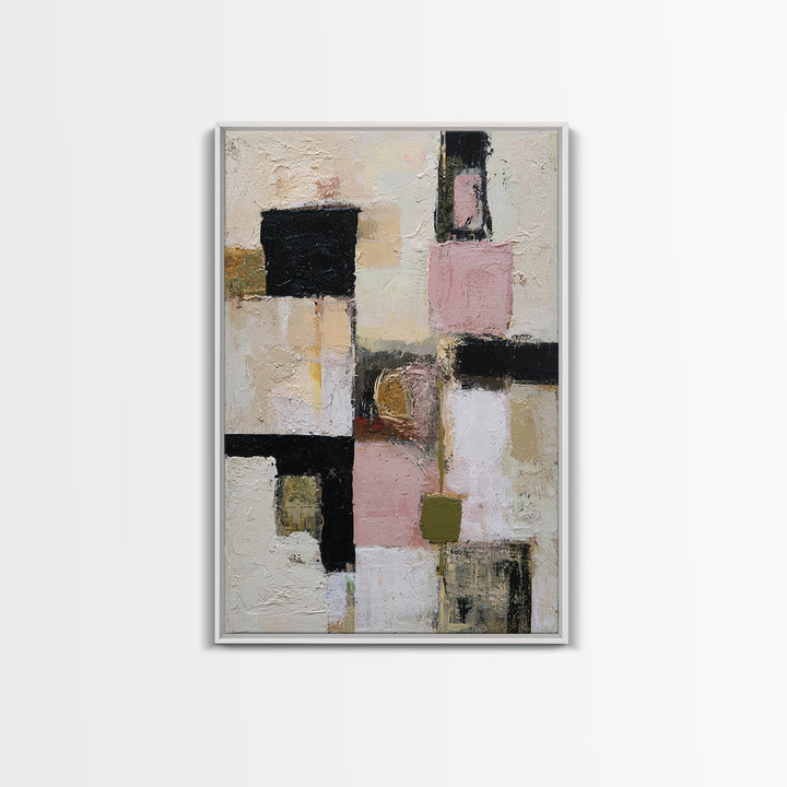 Abstract Composition in Appetite Friendly Warm Tones Canvas Print, Dining Room Art, Fine Art Print, Dining Room Decor, Dining, DRA-2x3-12
