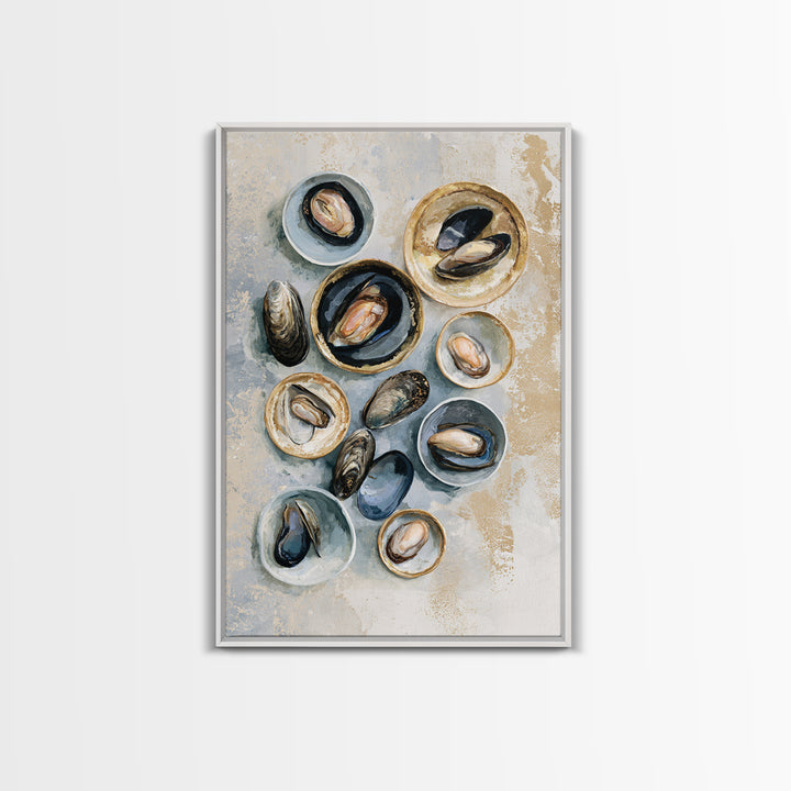 French Bistro Food Illustration Without Text Canvas Print, Dining Room Art, Fine Art Print, Dining Room Decor, Dining, DRA-2x3-18