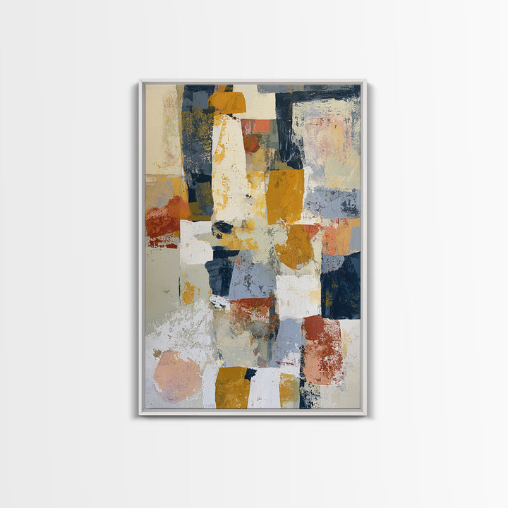 Abstract Composition in Appetite Friendly Warm Tones Canvas Print, Dining Room Art, Printable Art, Dining Room Decor, Dining, DRA-2x3-36