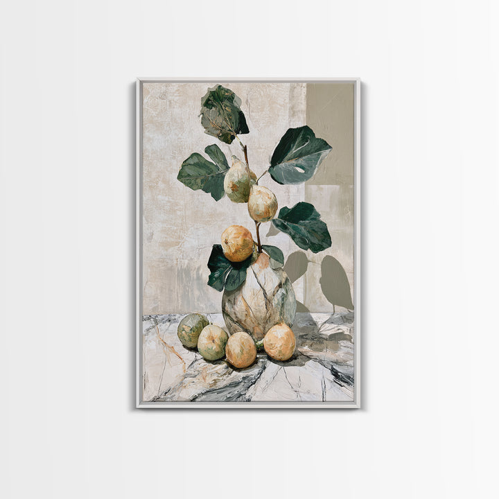 Figs on Marble Canvas Print, Dining Room Art, Printable Art, Dining Room Decor, Dining, Coastal Wall Art, Coastal Decor, DRA-2x3-7