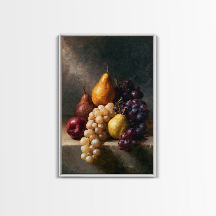 Classical Fruit Still Life Canvas Print, Dining Room Art, Canvas Wall Art, Dining Room Decor, Oil Painting, Dining, DRA-2x3-81
