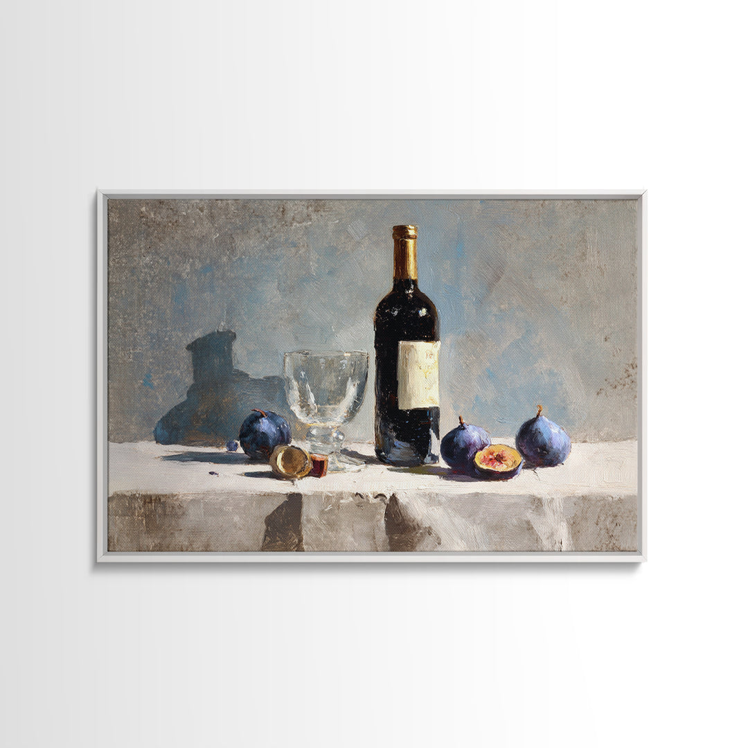 Modern Kitchen Herbs Framed Canvas Print, Dining Room Art, Canvas Art, Dining Room Decor, Watercolor Art, Dining, DRA-3x2-13