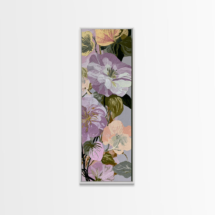 Matisse Inspired Cutouts with Botanical Details Canvas Print, Eclectic Art, Living Room Decor, Watercolor Art, Eclectic, ECL-1x3-90