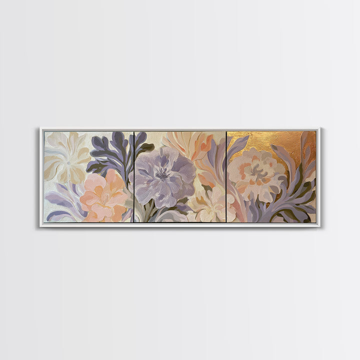 Matisse Inspired Cutouts with Botanical Details Canvas Print, Eclectic Art, Boho Decor, Living Room Decor, Fine Art, Eclectic, ECL-3x1-46