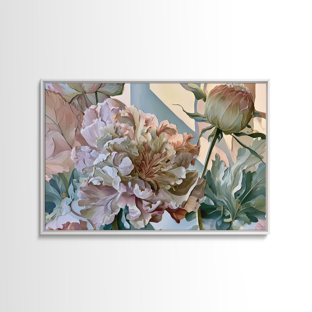 Matisse Inspired Cutouts with Botanical Details Canvas Print, Eclectic Art, Unique Wall Art, Living Room Decor, Eclectic, ECL-3x2-10