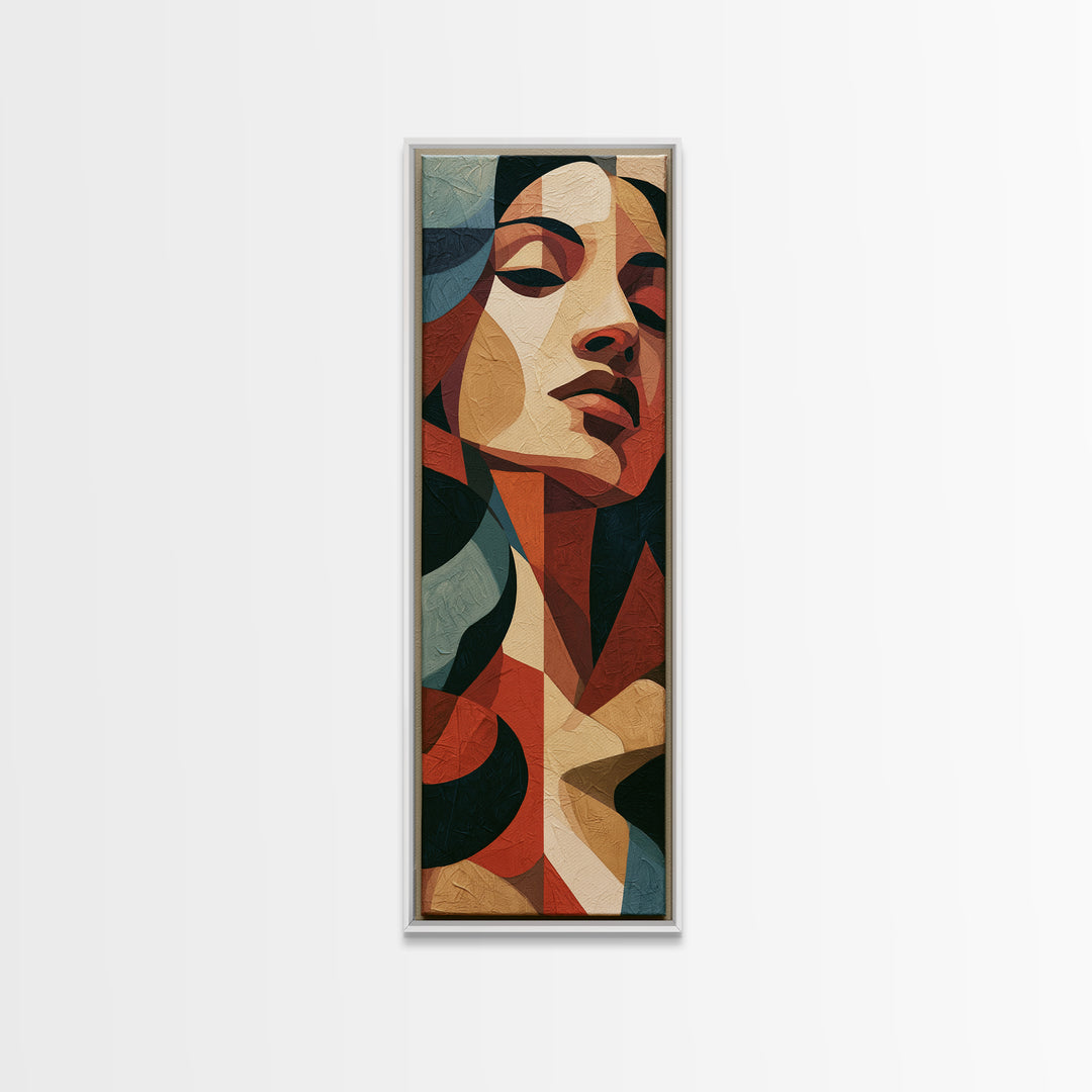 Portrait of a Singer Canvas Print, Expressionist Art, Abstract Wall Art, Living Room Decor, Expression, Gallery Wall Art, EXP-1x3-56