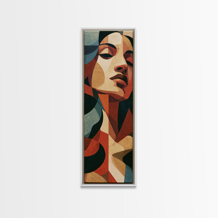 Portrait of a Singer Canvas Print, Expressionist Art, Abstract Wall Art, Living Room Decor, Expression, Gallery Wall Art, EXP-1x3-56