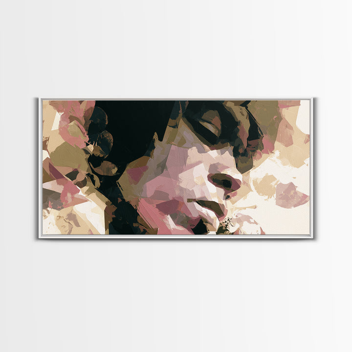 Portrait of a Singer Canvas Print, Expressionist Art, Printable Wall Art, Living Room Decor, Expression, Unique Wall Art, EXP-2x1-64