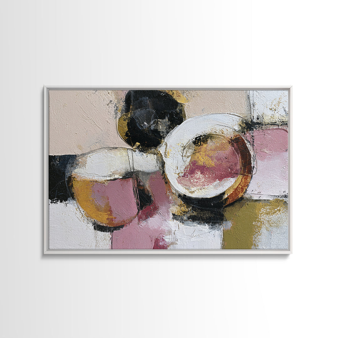 Bold Still Life of Fruit Canvas Print, Expressionist Art, Blue Wall Art, Living Room Decor, Abstract Art, Expression, EXP-3x2-21