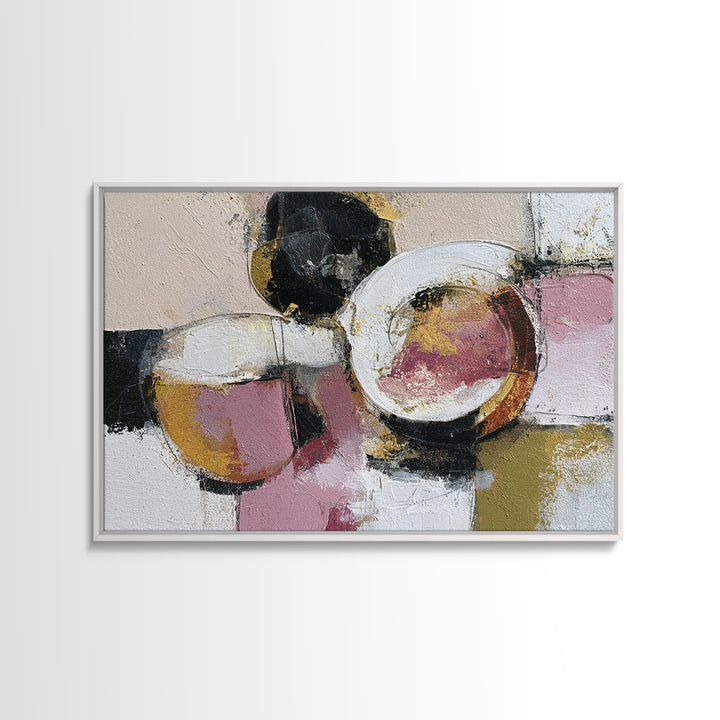 Bold Still Life of Fruit Canvas Print, Expressionist Art, Blue Wall Art, Living Room Decor, Abstract Art, Expression, EXP-3x2-21