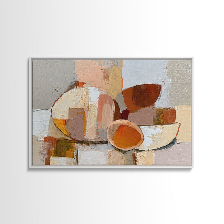 Bold Still Life of Fruit Framed Canvas Print, Expressionist Art, Gallery Decor, Living Room Decor, Fine Art, Expression, EXP-3x2-69