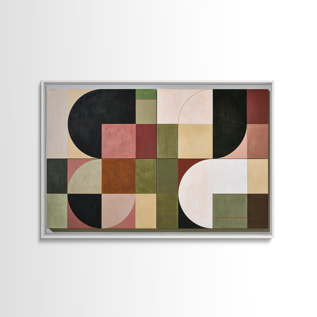 Lonely Caf Table Framed Canvas Print, Expressionist Art, Fine Art Print, Living Room Decor, Fine Art, Expression, Wall Decor, EXP-3x2-81