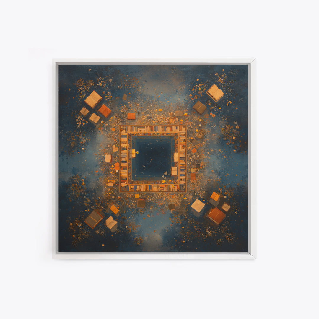 Sorceress Holding a Sphere of Starlight Framed Canvas Print, Fantasy Art, Gallery Decor, Living Room Decor, Fine Art, Mythic, FAN-1x1-41