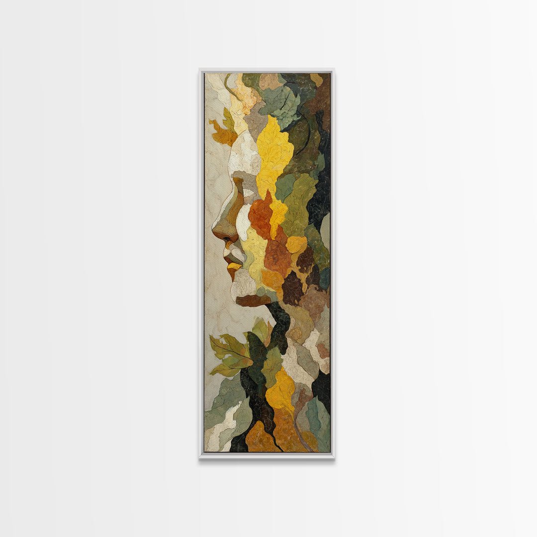 Faerie Market under Giant Mushrooms Canvas Print, Fantasy Art, Painting, Living Room Decor, Oil Painting, Mythic, Gothic Art, FAN-1x3-27