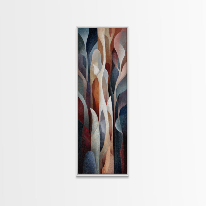 Faerie Market under Giant Mushrooms Canvas Print, Fantasy Art, Whimsical Art, Living Room Decor, Abstract Art, Mythic, FAN-1x3-51
