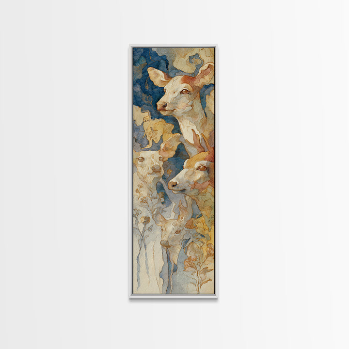 Dragon Soaring Above Jagged Mountain Peaks Framed Canvas Print, Fantasy Art, Textured Painting, Living Room Decor, Mythic, FAN-1x3-61