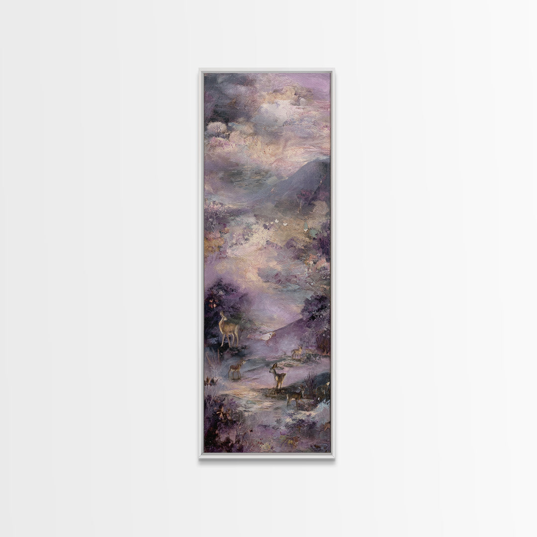 Ancient Map Landscape Canvas Print, Fantasy Art, Prints, Living Room Decor, Oil Painting, Mythic, Fairy Art, Fantasy Art Prints, FAN-1x3-73