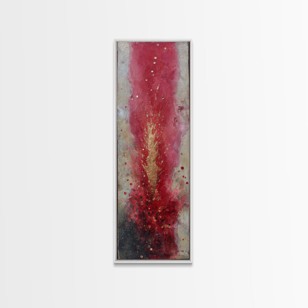 Magic Sword Embedded Canvas Print, Fantasy Art, Fantasy Art Print, Living Room Decor, Fine Art, Mythic, Textured Painting, FAN-1x3-95