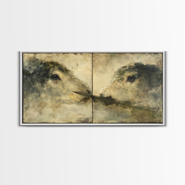 Elven Queen Portrait Canvas Print, Fantasy Art, Wall Decor, Living Room Decor, Fine Art, Mythic, Whimsical Art, Gothic Art, FAN-2x1-70