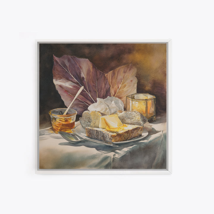 Fresh Eggs in a Wire Basket Canvas Print, Farmhouse Art, Farmhouse Wall Art, Farmhouse Decor, Oil Painting, Harvest, FAR-1x1-54