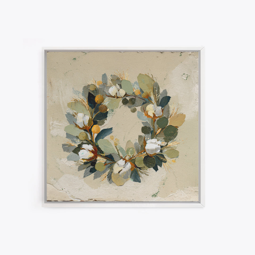 Apple Basket with Gingham Cloth Framed Canvas Print, Farmhouse Art, Statement Artwork, Farmhouse Decor, Fine Art, Harvest, FAR-1x1-83